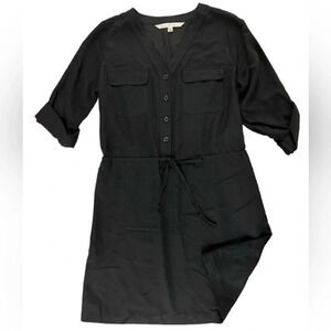 Max Studio Twill Black Dress